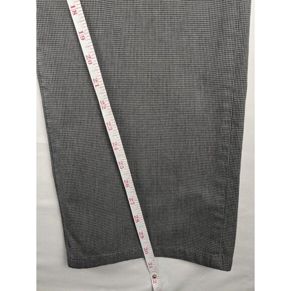 Hugo Boss Chino Pants Mens 38x34 (38x31 Actual) Gray Houndstooth Regular Fit - Picture 5 of 11